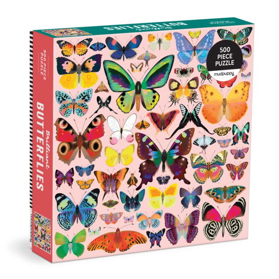 Cover for Mudpuppy · Brilliant Butterflies 500 Piece Family Puzzle (GAME) (2025)