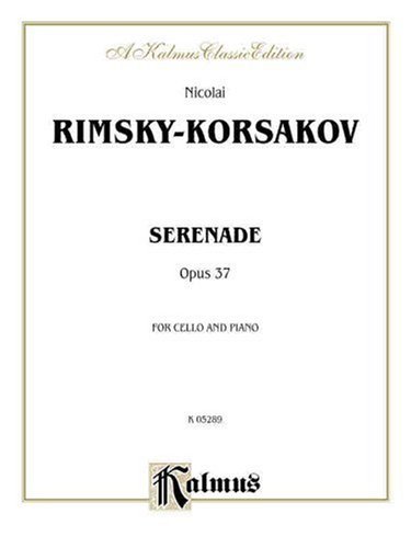 Rk Serenade Cello & Pa Op 37 - Nicolai - Kirjat - ALFRED PUBLISHING CO.(UK)LTD - 9780757996252 - perjantai 1. maaliskuuta 1985