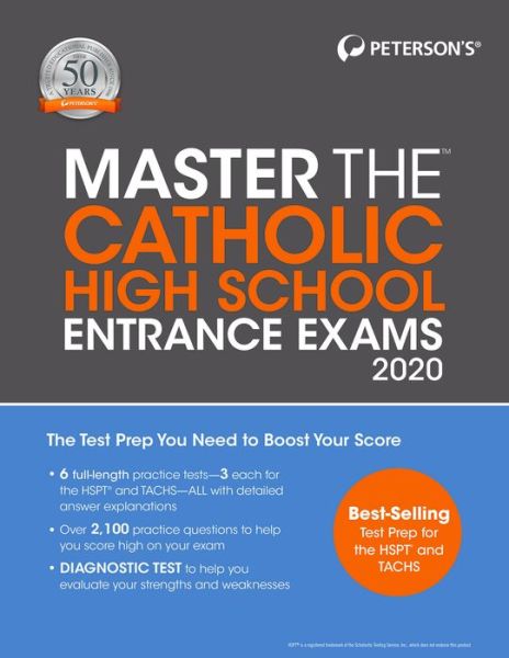 Cover for Peterson's · Master the Catholic High School Entrance Exams 2020 (Paperback Book) (2019)