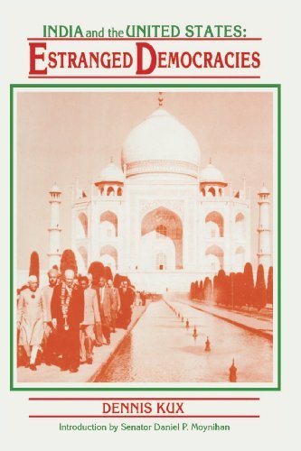Cover for Kux, Professor Dennis (Association of Diplomatic Studies, Arlington) · India and The United States: Estranged Democracies 1941 - 1991 (Taschenbuch) [Underlining edition] (2002)