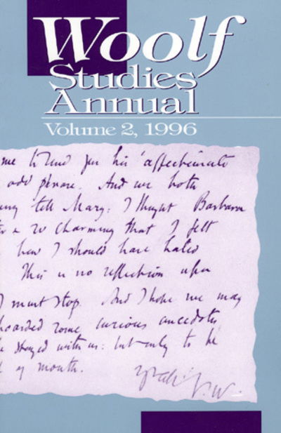 Woolf Studies Annual: 1996 - Woolf Studies Annual - Mark Hussey - Books - Pace University Press - 9780944473252 - April 2, 1996