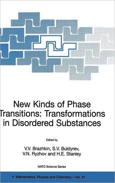 Cover for V V Brazhkin · New Kinds of Phase Transitions: Transformations in Disordered Substances - NATO Science Series II (Innbunden bok) [2002 edition] (2002)