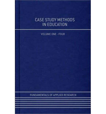 Cover for Gary Thomas · Case Study Methods in Education - Fundamentals of Applied Research (Inbunden Bok) [Four-volume Set Ed. edition] (2013)