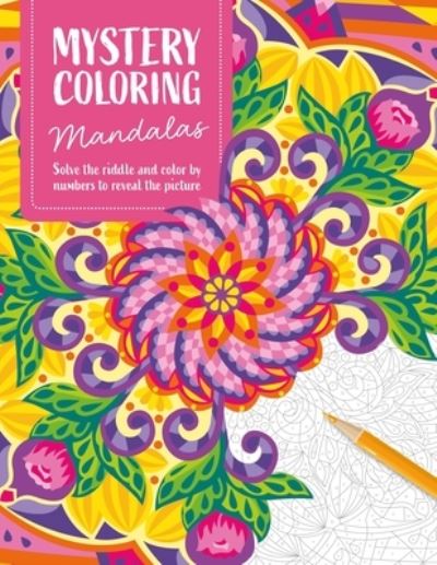 Cover for Publishing, David &amp; Charles · Mystery Coloring Mandalas: Solve the Riddle and Color by Numbers to Reveal the Picture - Mystery Coloring (Paperback Bog) (2025)