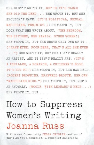 Cover for Joanna Russ · How to Suppress Women's Writing (Taschenbuch) (2018)