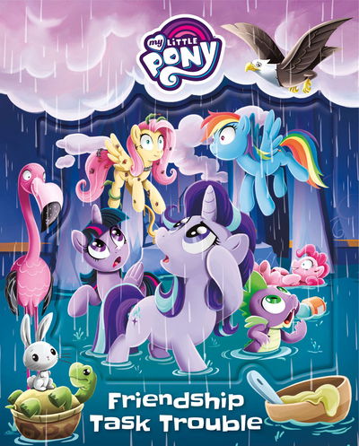 Cover for Parragon Books Ltd · My Little Pony Friendship Task Trouble (Hardcover Book) (2018)