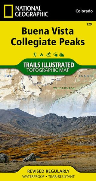 Cover for National Geographic Maps · Buena Vista / Collegiate Peaks: Trails Illustrated (Map) (2024)