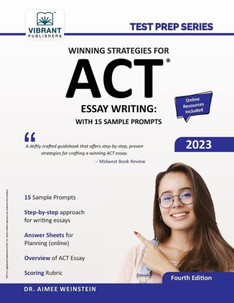 Winning Strategies for ACT Essay Writing - Vibrant Publishers - Książki - Vibrant Publishers - 9781636511252 - 24 listopada 2022