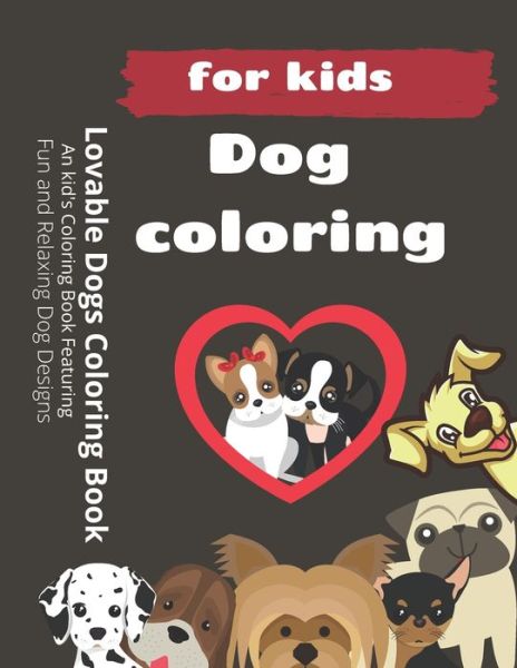 Cover for Abdelaziz Bachari · Lovable Dogs Coloring Book (Paperback Book) (2019)