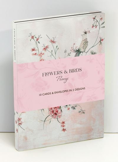 Flowers & Birds Peony Wallet Notecards - CICO Books - Books - CICO Books - 9781800653252 - April 16, 2024