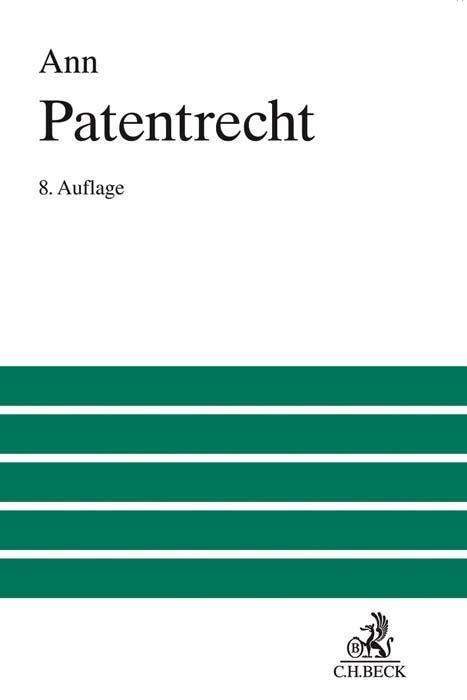 Cover for Ann · Patentrecht (Book)