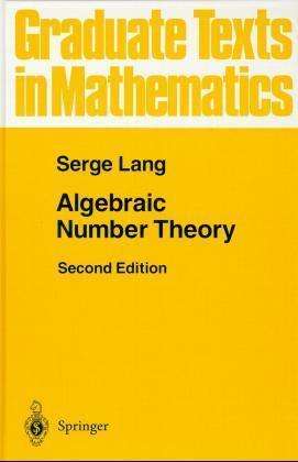 Cover for S. Lang · Algebraic Number Theory (Book)