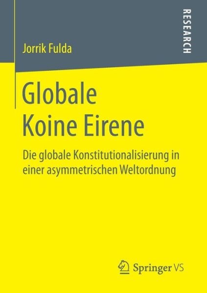 Cover for Fulda · Globale Koine Eirene (Book) (2016)
