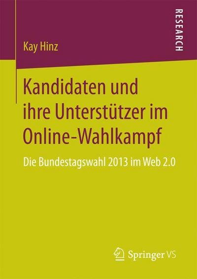 Cover for Hinz · Kandidaten und ihre Unterstützer i (Book) (2016)