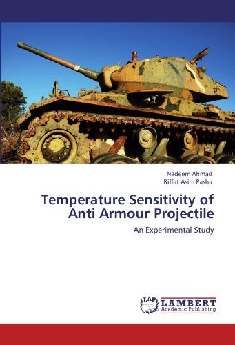 Cover for Riffat Asim Pasha · Temperature Sensitivity of Anti Armour Projectile: an Experimental Study (Pocketbok) (2011)