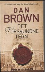 Cover for Dan Brown · Det forsvundne tegn (pocket) (Book) [4th edição] [Pocket] (2012)