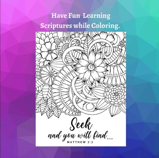 Cover for Concept Of Tamleo Inc · Have Fun Learning Scriptures while Coloring.: Who said seeking God's Kingdom And Learning The Scriptures Couldn't Be Fun? (Paperback Book) (2021)