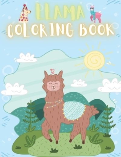 Cover for To The Point · Llama Coloring Book (Paperback Bog) (2020)