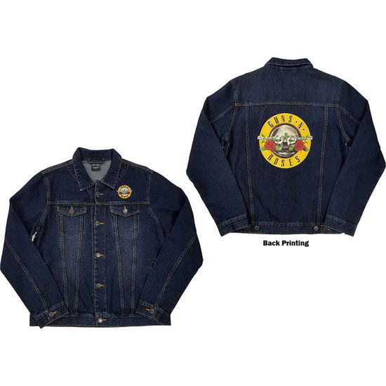 Cover for Guns N Roses · Guns N' Roses Unisex Denim Jacket: Classic Logo (Back Print) (CLOTHES)