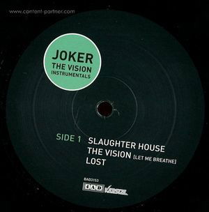 Cover for Joker · The Vision Instrumentals (12&quot;) (2011)