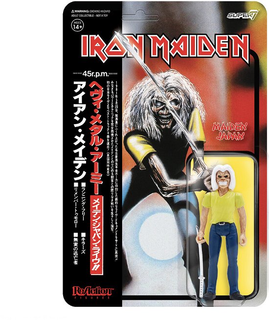 Iron Maiden Maiden Japan Reaction Figure - Iron Maiden - Produtos - SUPER 7 - 0840049812253 - 18 de julho de 2021
