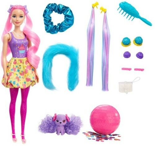 Barbie Hair Feature 1 - Barbie - Merchandise - Barbie - 0887961988253 - October 20, 2021