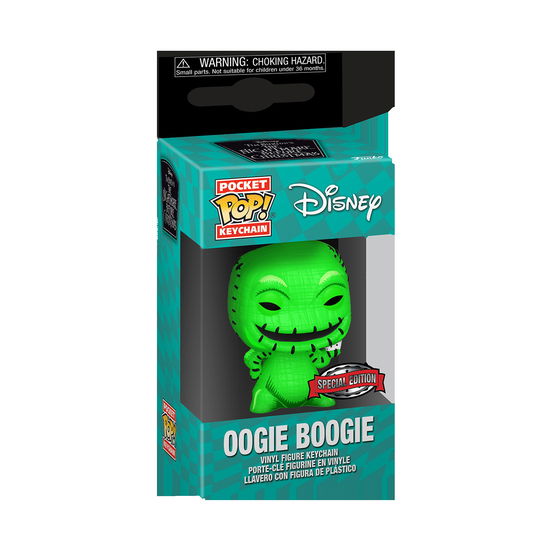 Funko The Nightmare Before Christmas Oogie Boogie Blacklight w/dice Keychain -  - Merchandise - FUNKO UK LTD - 0889698592253 - February 14, 2022