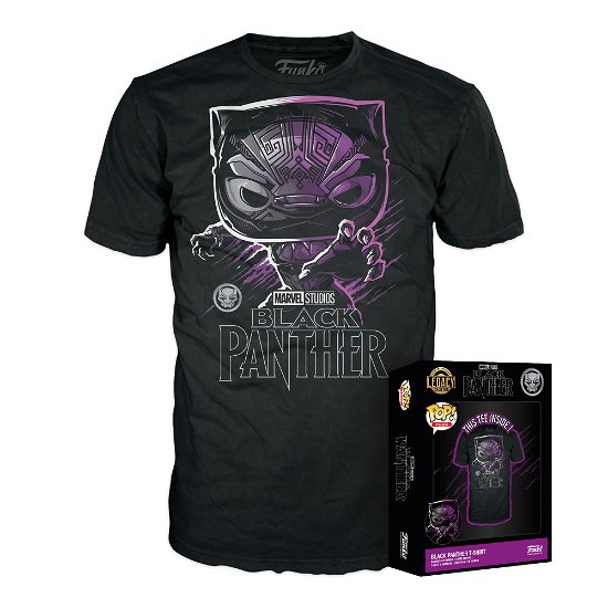 Marvel Boxed Tee T-Shirt Black Panther Größe S - Marvel - Merchandise - Funko - 0889698646253 - 7. oktober 2022