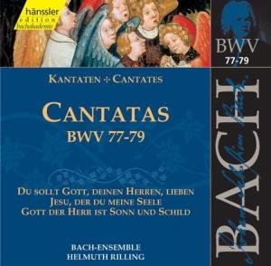 Cover for Bach-collegium / Rilling · * BACH: Kantaten BWV 77-79 (CD) (1999)
