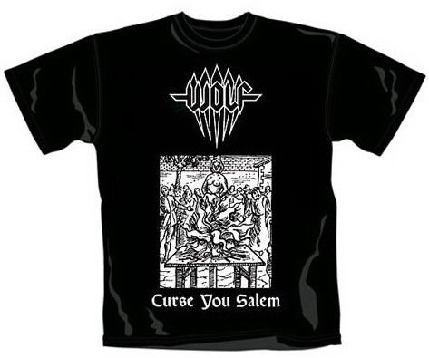 Cover for Wolf · T/S Curse You Salem (T-shirt) [size L] (2016)