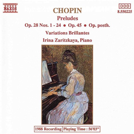 Cover for Irina Zaritzkaya · * Preludes op.28/op.45/+ (CD) (1991)