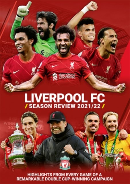 Cover for Liverpool Football Club Season Review 202122 · Liverpool Football Club Season Review 2021 to 22 (DVD) (2022)