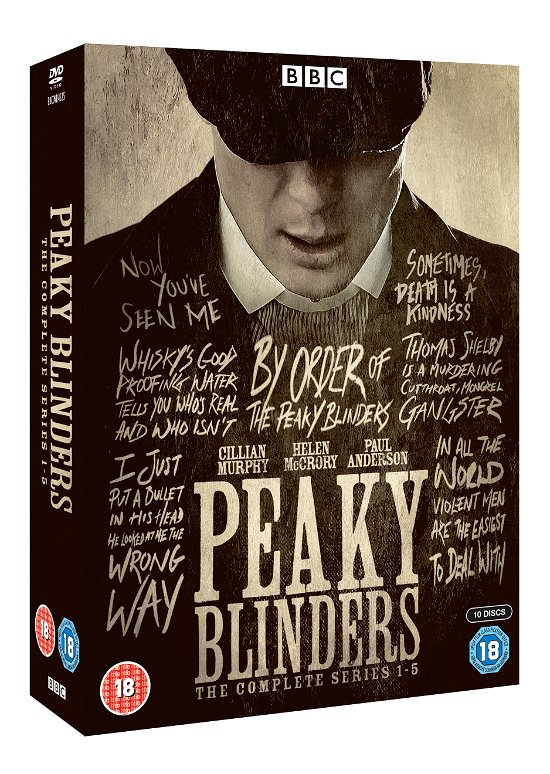 Cover for Peaky Blinders · Peaky Blinders: the Complete Series 1-5 (DVD) (2019)