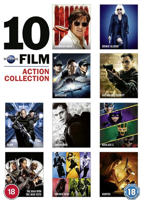 Cover for Uni 10 Film Action Col. DVD · Action 10 Movie Collection (DVD) (2020)