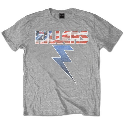 The Killers Unisex T-Shirt: Bolt - Killers - The - Merchandise - ROFF - 5055295362253 - January 15, 2015