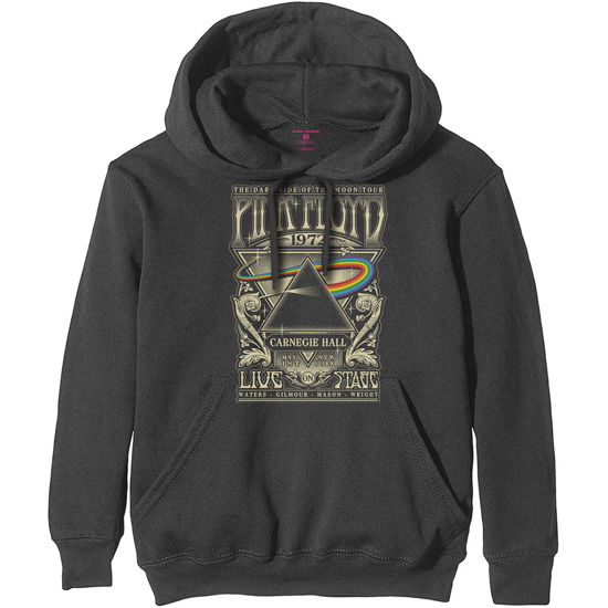 Pink Floyd Unisex Pullover Hoodie: Carnegie Hall Poster - Pink Floyd - Merchandise - MERCHANDISE - 5056170675253 - 30. desember 2019