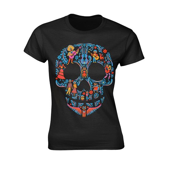 Cover for Disney · Disney: Coco Skull Pattern (T-Shirt Donna Tg. S) (CD) [Black edition] (2018)