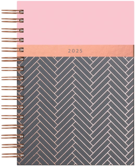 Matilda Myres Pink Page-a-Day A5 Diary 2025 - Tangible Stationery Company - Livres - Tangible Stationery Company - 5060696419253 - 23 août 2024