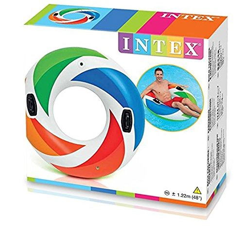 Intex Zwemring Regenboog 122cm - Intex - Gadżety -  - 6941057402253 - 26 czerwca 2017