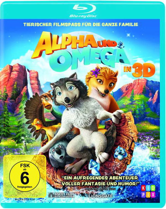 Cover for Alpha &amp; Omega 3D (Blu-ray) (2012)