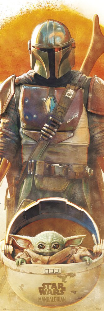 Cover for The Mandalorian · Door Poster 53x158 Cm (Spielzeug)
