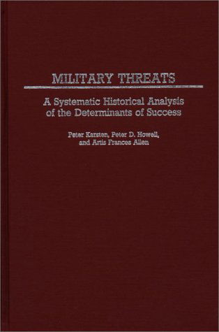 Cover for Artis Frances Allen · Military Threats: A Systematic Historical Analysis of the Determinants of Success (Hardcover Book) [Reprint edition] (1984)