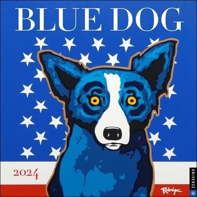 Blue Dog 2024 Wall Calendar - George Rodrigue - Fanituote - Universe Publishing - 9780789343253 - tiistai 5. syyskuuta 2023