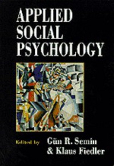 Cover for Gun R Semin · Applied Social Psychology (Innbunden bok) (1996)