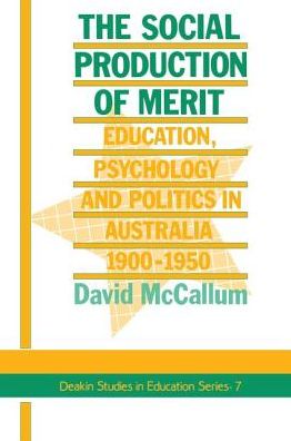 Cover for David McCallum · The Social Production Of Merit (Paperback Book) (2016)