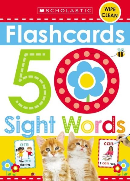 Cover for Scholastic · 50 Sight Words Flashcards: Scholastic Early Learners (Flashcards) - Scholastic Early Learners (Buch) (2018)