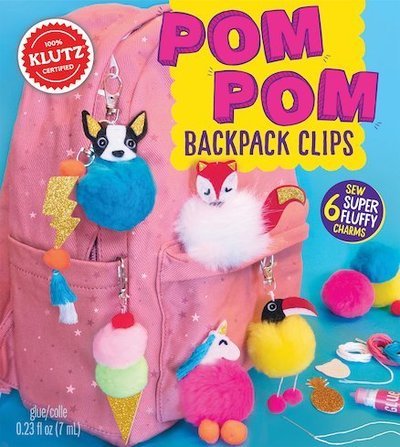 Pom-Pom Backpack Clips - Klutz - Editors of Klutz - Książki - Scholastic US - 9781338355253 - 3 października 2019