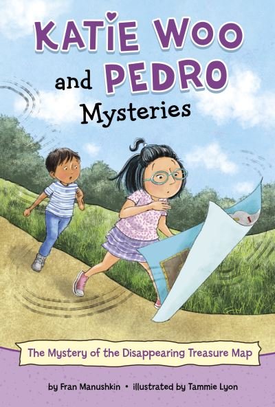 Cover for Fran Manushkin · The Mystery of the Disappearing Treasure Map - Katie Woo and Pedro Mysteries (Inbunden Bok) (2023)