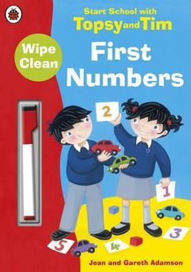 Start School with Topsy and Tim: Wipe Clean First Numbers - Topsy and Tim - Jean Adamson - Livros - Penguin Random House Children's UK - 9781409309253 - 2 de junho de 2011