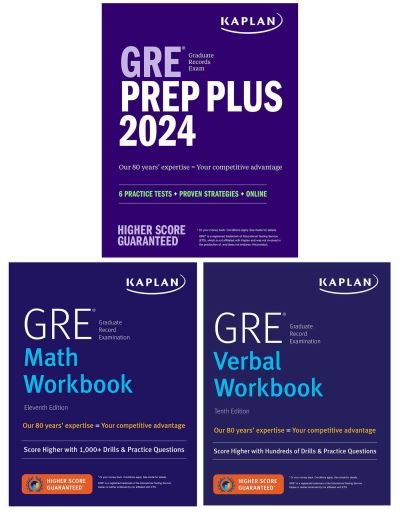 Cover for Kaplan Test Prep · GRE Complete 2024: 6 Practice Tests + Proven Strategies + Online - Kaplan Test Prep (Paperback Book) (2023)